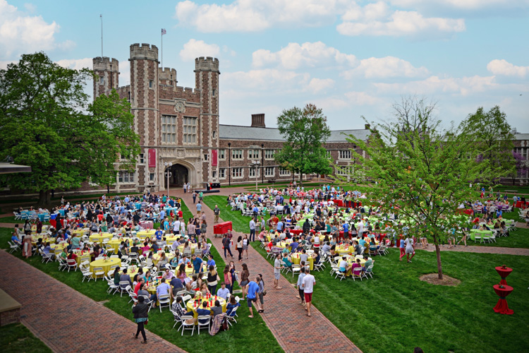 Alumni BBQ tables