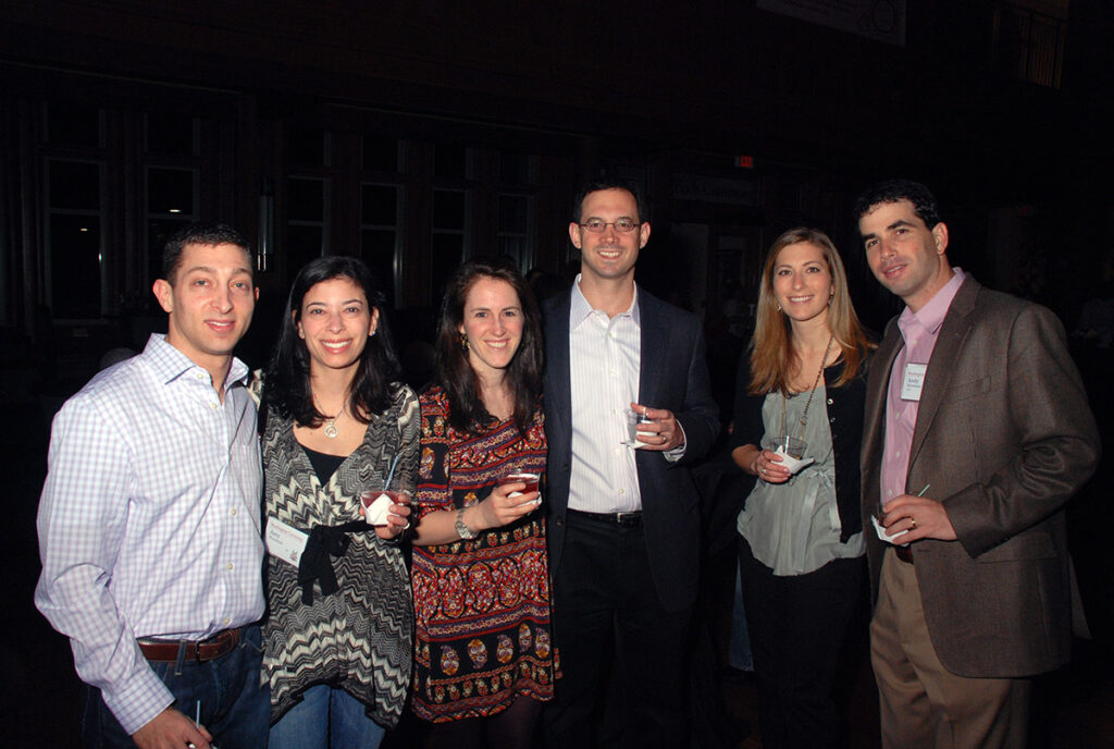Alums from the Class of 1996 at reunion party