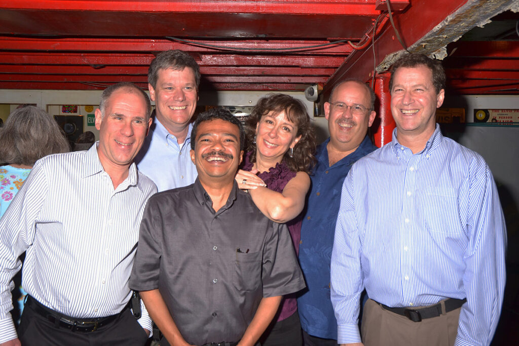 Alums from the Class of 1981 at a reunion