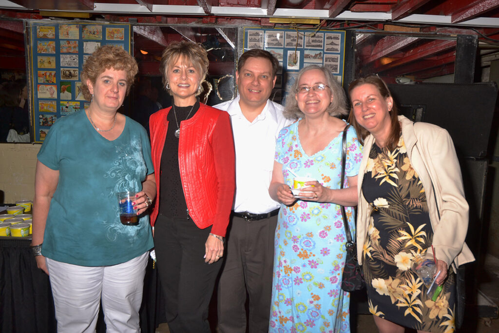Alums from the Class of 1981 at a reunion
