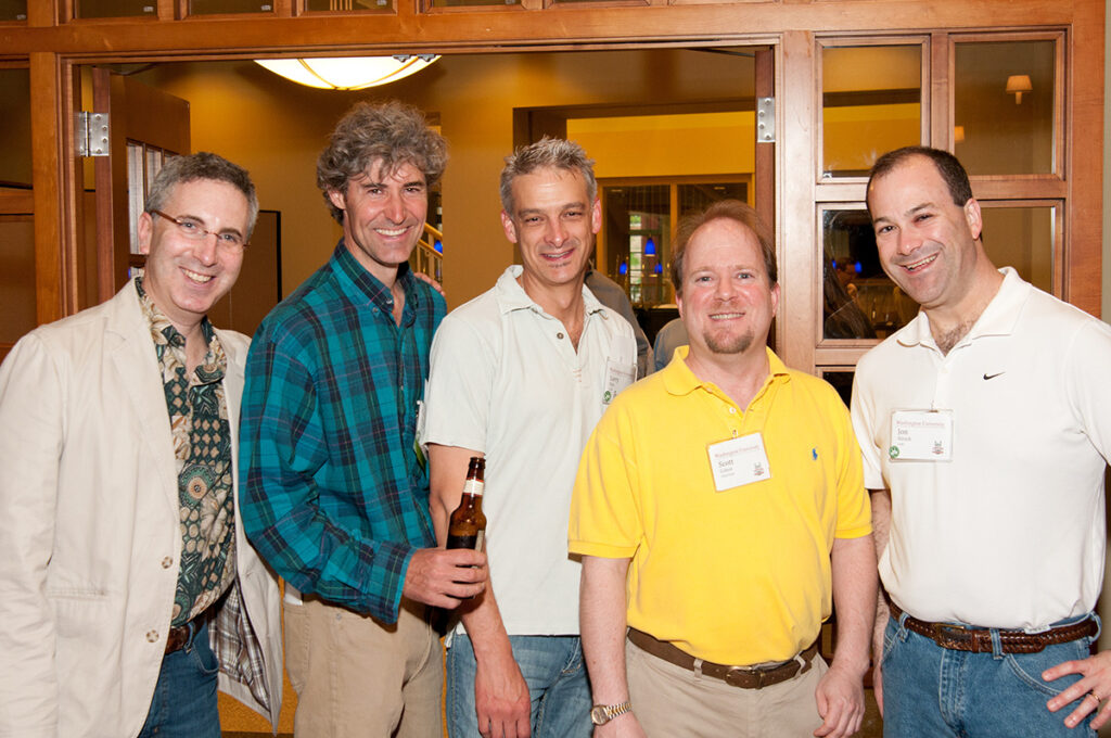 Alums from the Class of 1986 at a reunion