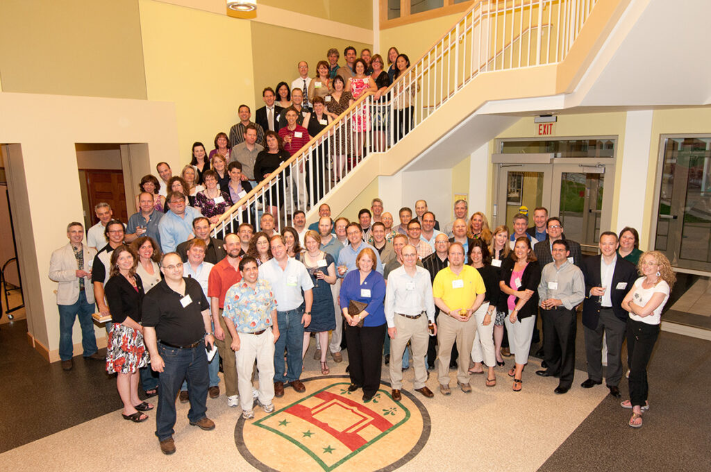 Alums from the Class of 1986 at a reunion