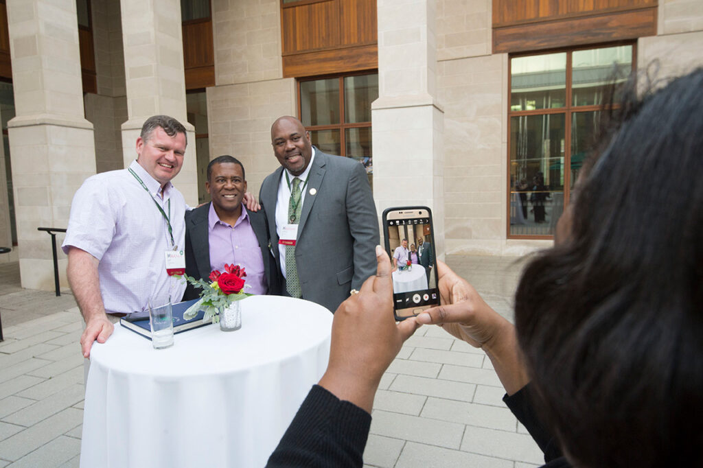 Alums from the Class of 1991 at a reunion