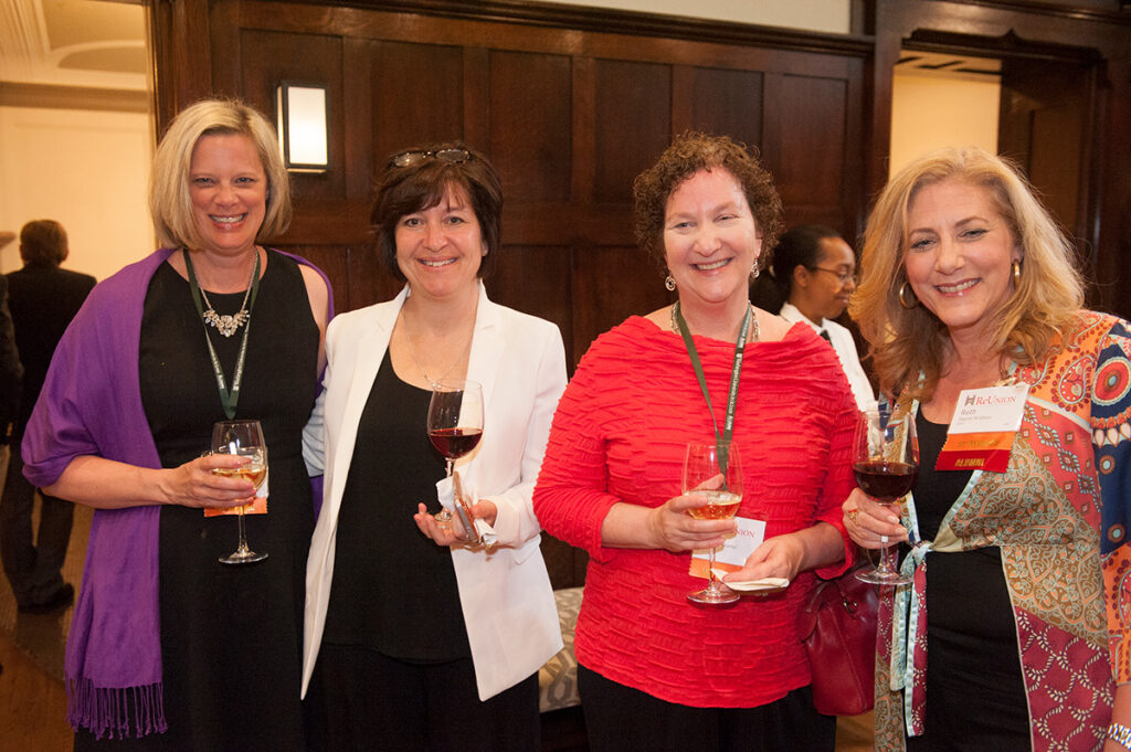 Alums from the Class of 1986 at a reunion