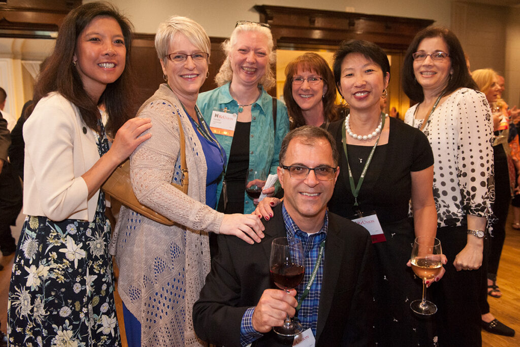 Alums from the Class of 1986 at a reunion