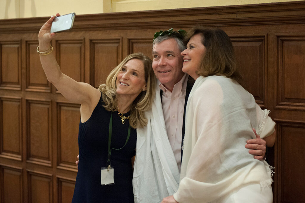 Alums from the Class of 1981 at a reunion
