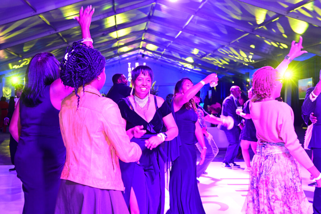2023-10-14--during the 40th Annual WashU Black Alumni Council (BAC) Sneaker Ball in Tisch Park on the campus of Washington University in St. Louis, Missouri.