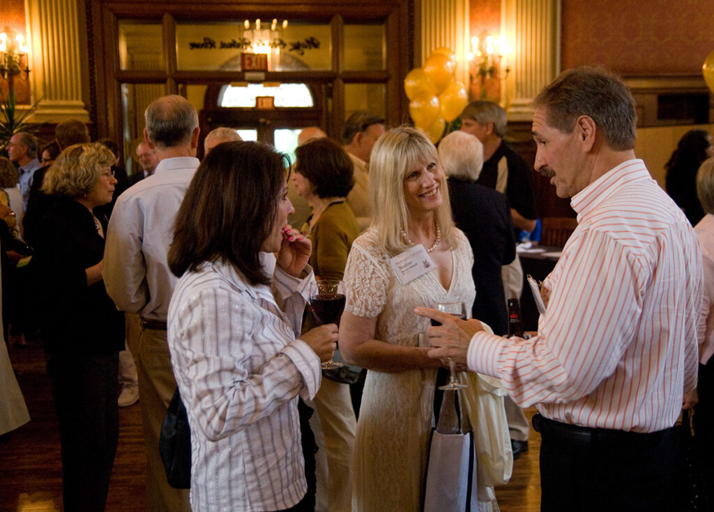 WashU alums during their 40th reunion