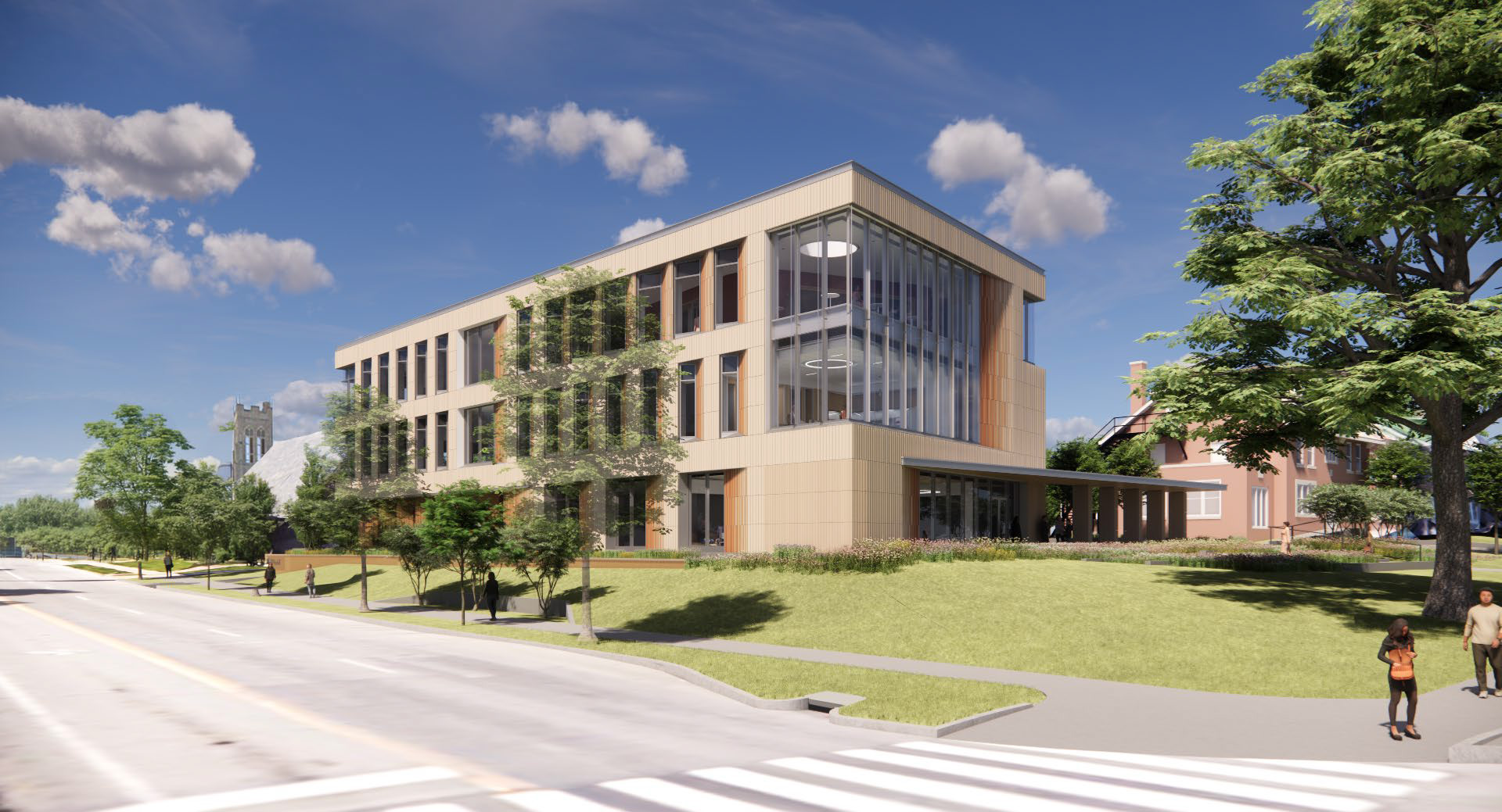 rendering of Hirsch Center