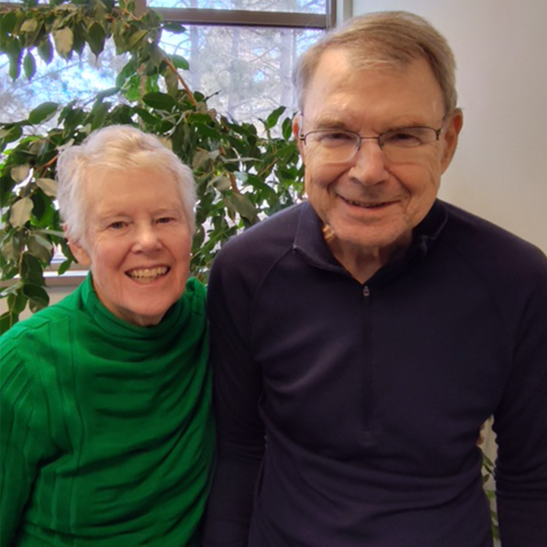 Recent photo of Jane and Peter