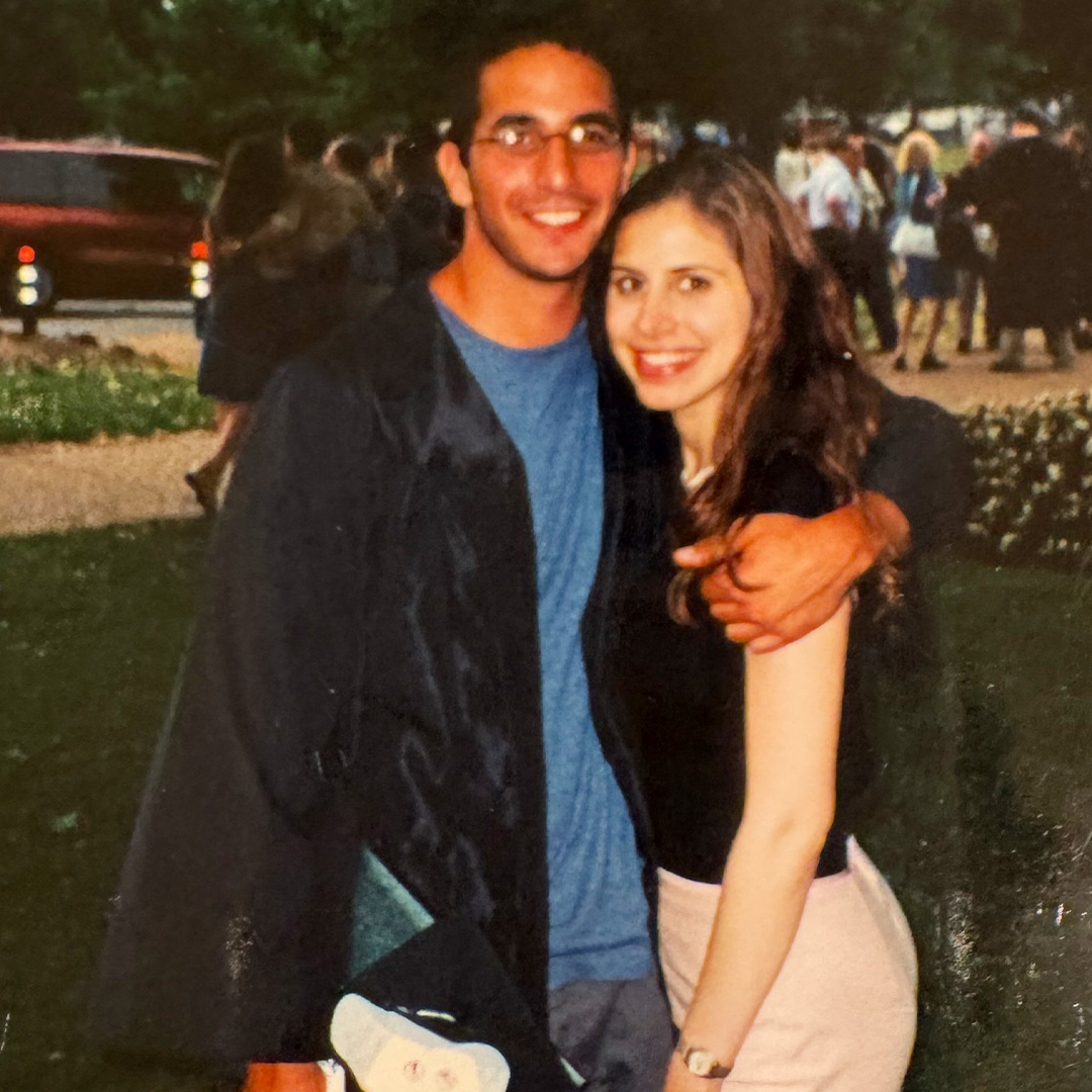 Jason and Rachel during their time at WashU