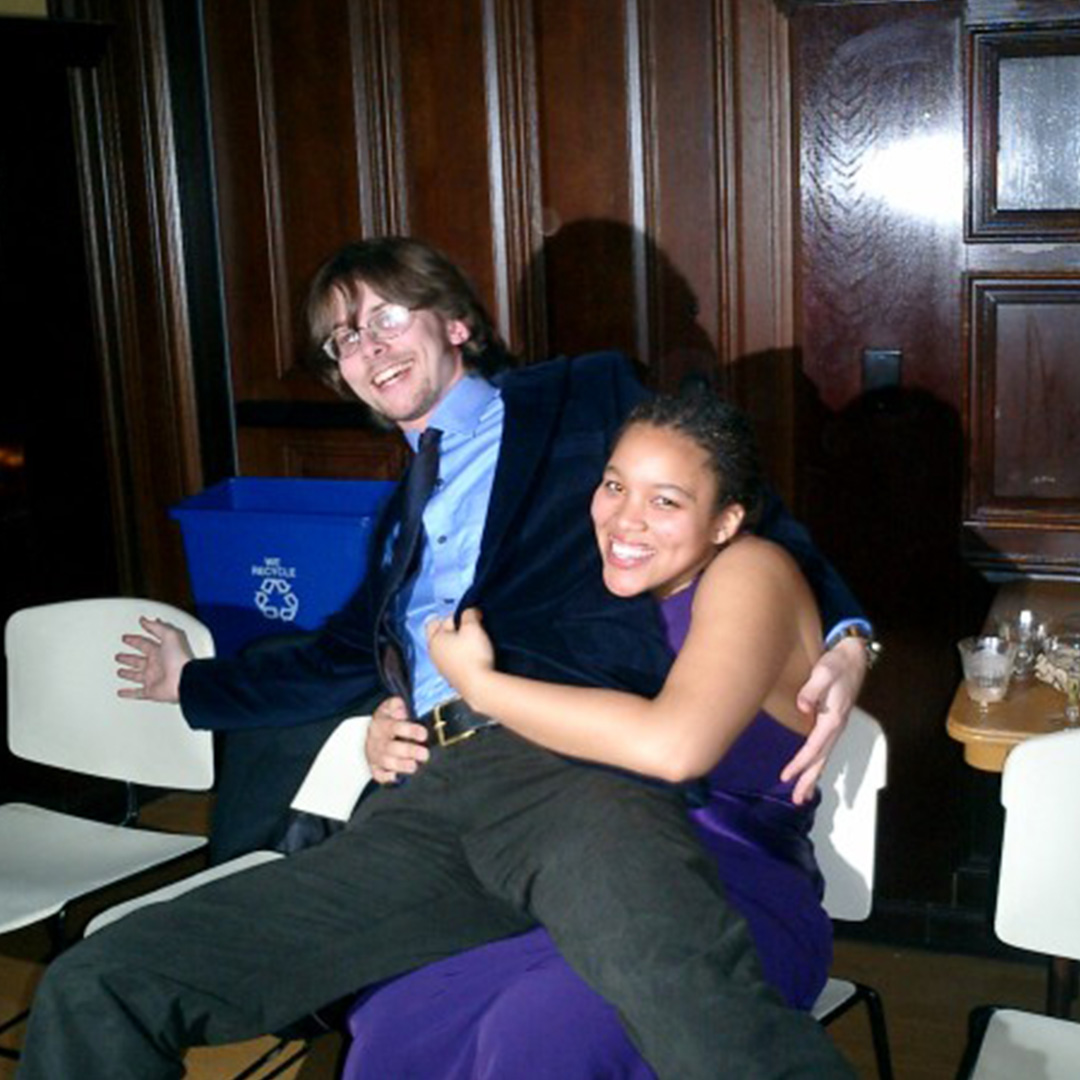 James and Jessica during their time at WashU