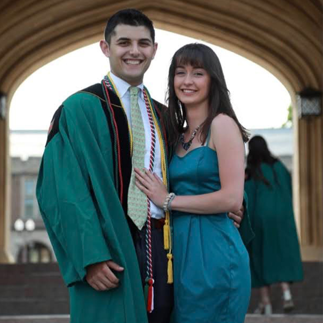 The first picture Natasha and Ryan took as a couple in 2019